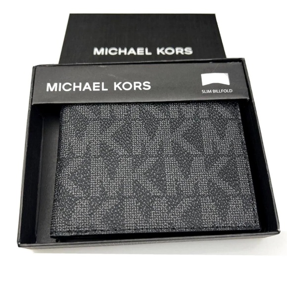 Choose one NWT Men`s Jet Set Slim Billfold Leather Wallet with Gift Box pick 1 - Picture 4 of 13